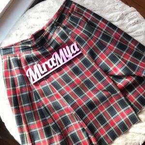 Vintage ‘School Girl’ Plaid Skirt Large (A4)